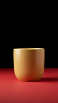 Branded Ceramic Mug in Sunlit Gold